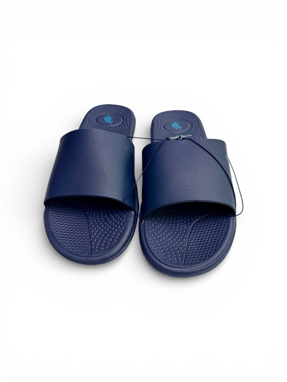 Navy Slide Sandals - Simple Rubber Slides U.S Polo Assn. Men's 11/12 New